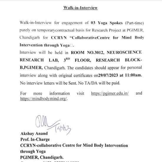 Yoga and Naturopathy Jobs