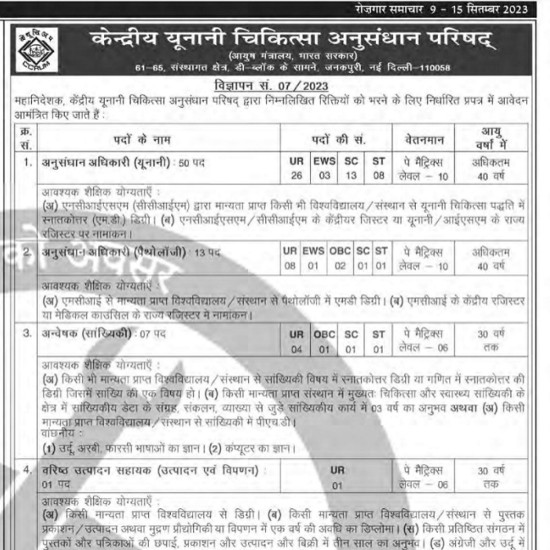 Unani Jobs