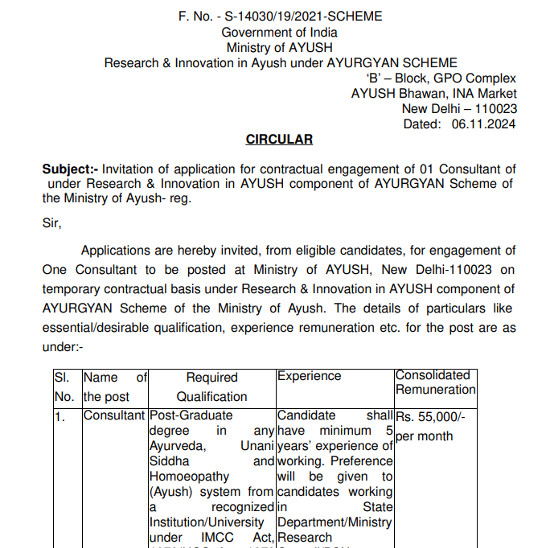 Ayurveda Jobs