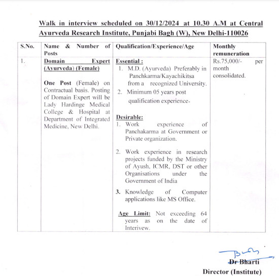 Ayurveda Jobs