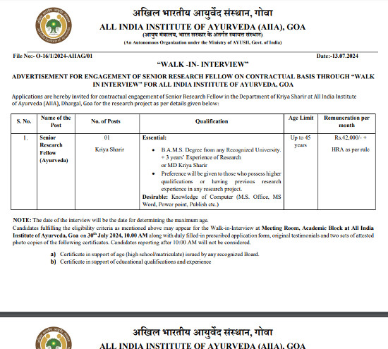 Ayurveda Jobs