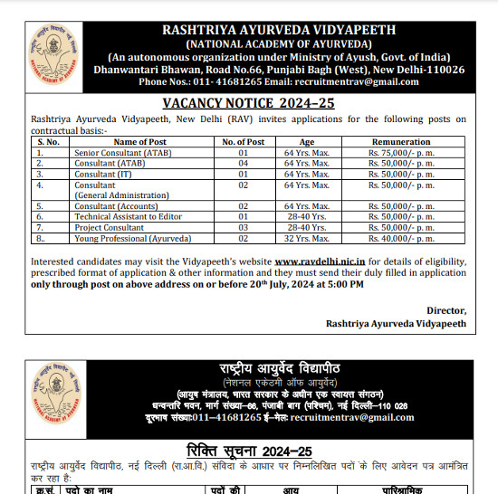 Ayurveda Jobs