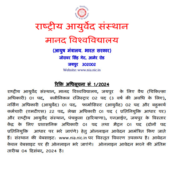 Ayurveda Jobs
