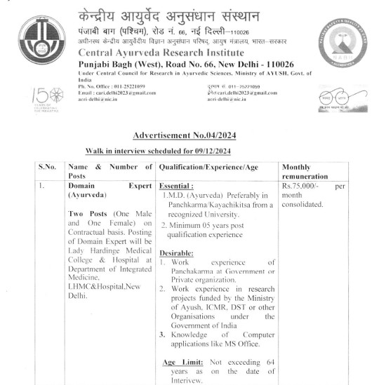 Ayurveda Jobs