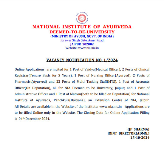 Ayurveda Jobs