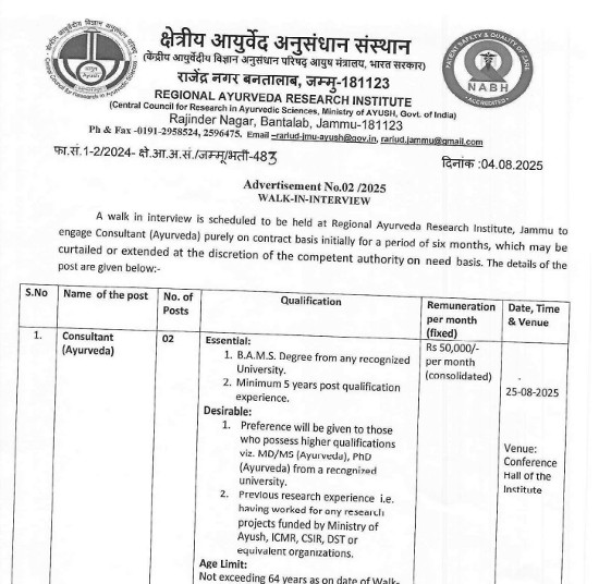 Ayurveda Jobs