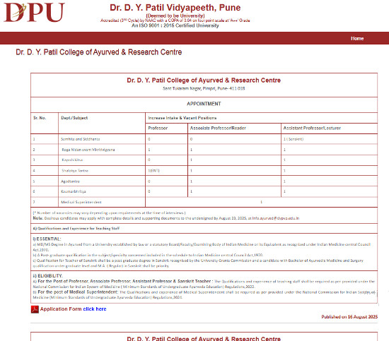 Ayurveda Jobs