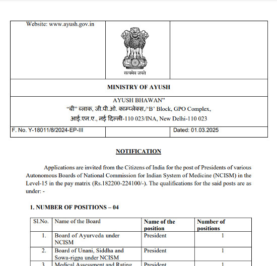 AYUSH Jobs