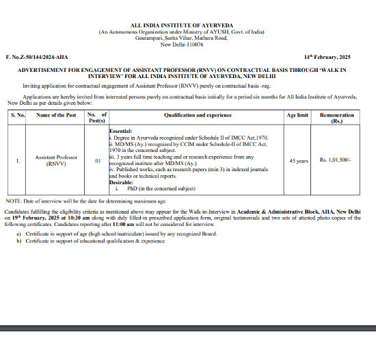 Ayurveda Jobs