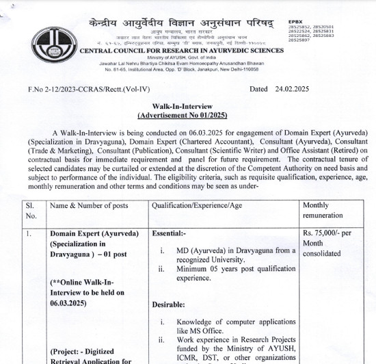 Ayurveda Jobs