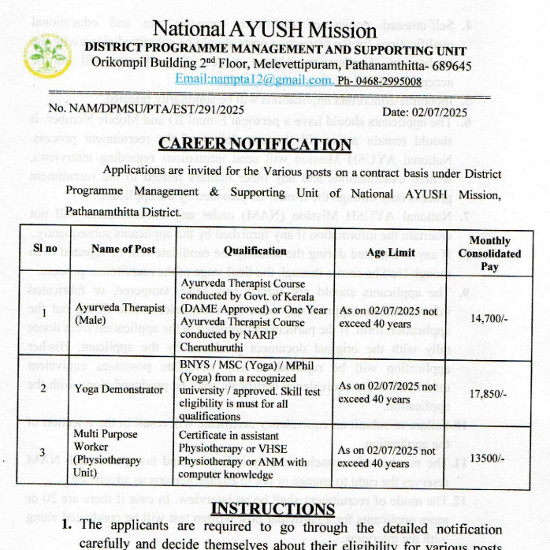 Ayurveda Jobs
