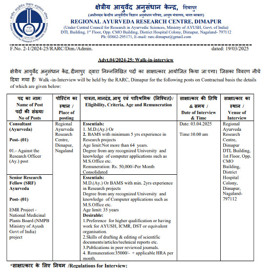 Ayurveda Jobs