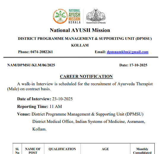 Ayurveda Jobs