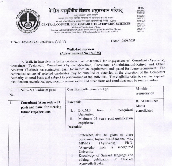 Ayurveda Jobs