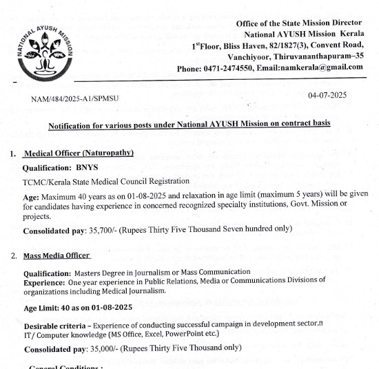 Yoga and Naturopathy Jobs
