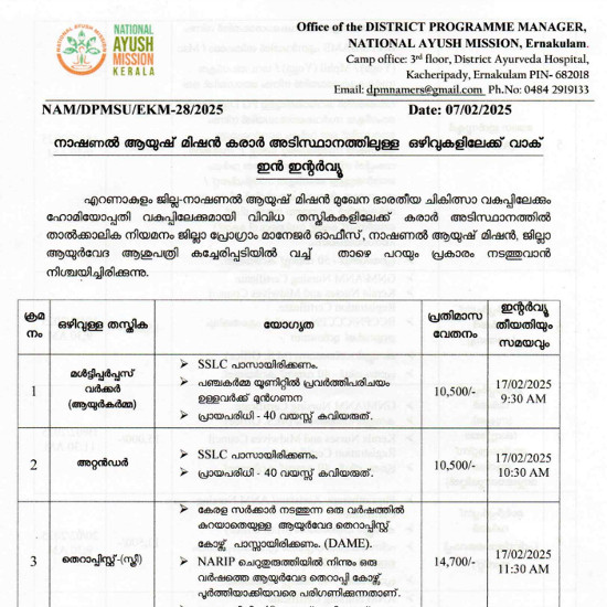 Yoga and Naturopathy Jobs