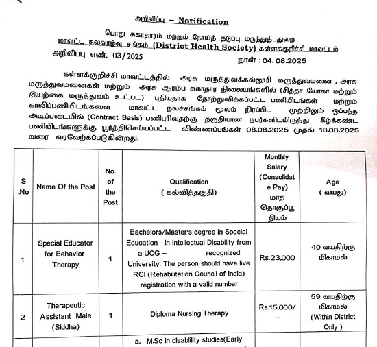 Siddha Jobs