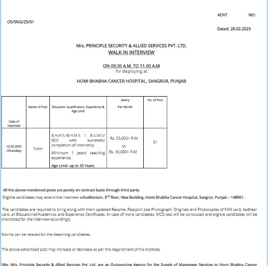 Unani Jobs