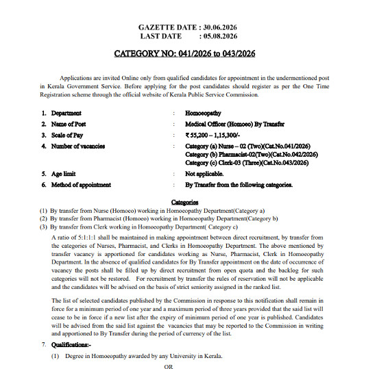 Homeopathy Jobs