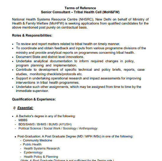 Homeopathy Jobs