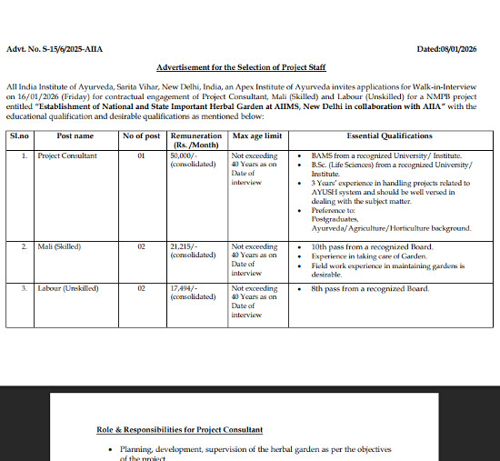 Ayurveda Jobs