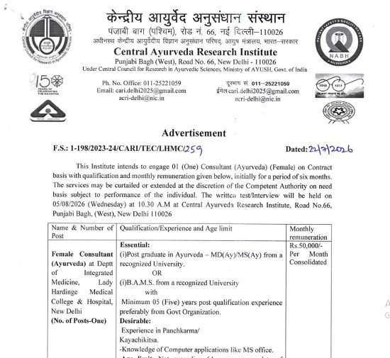 Ayurveda Jobs
