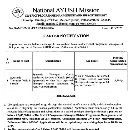 Ayurveda Jobs