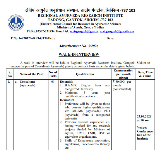Ayurveda Jobs