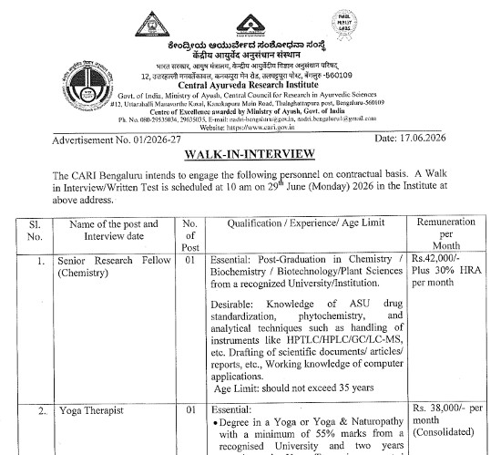 Yoga and Naturopathy Jobs