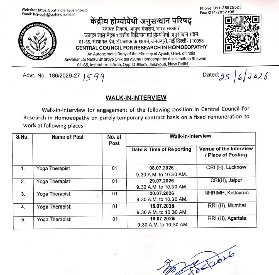 Yoga and Naturopathy Jobs